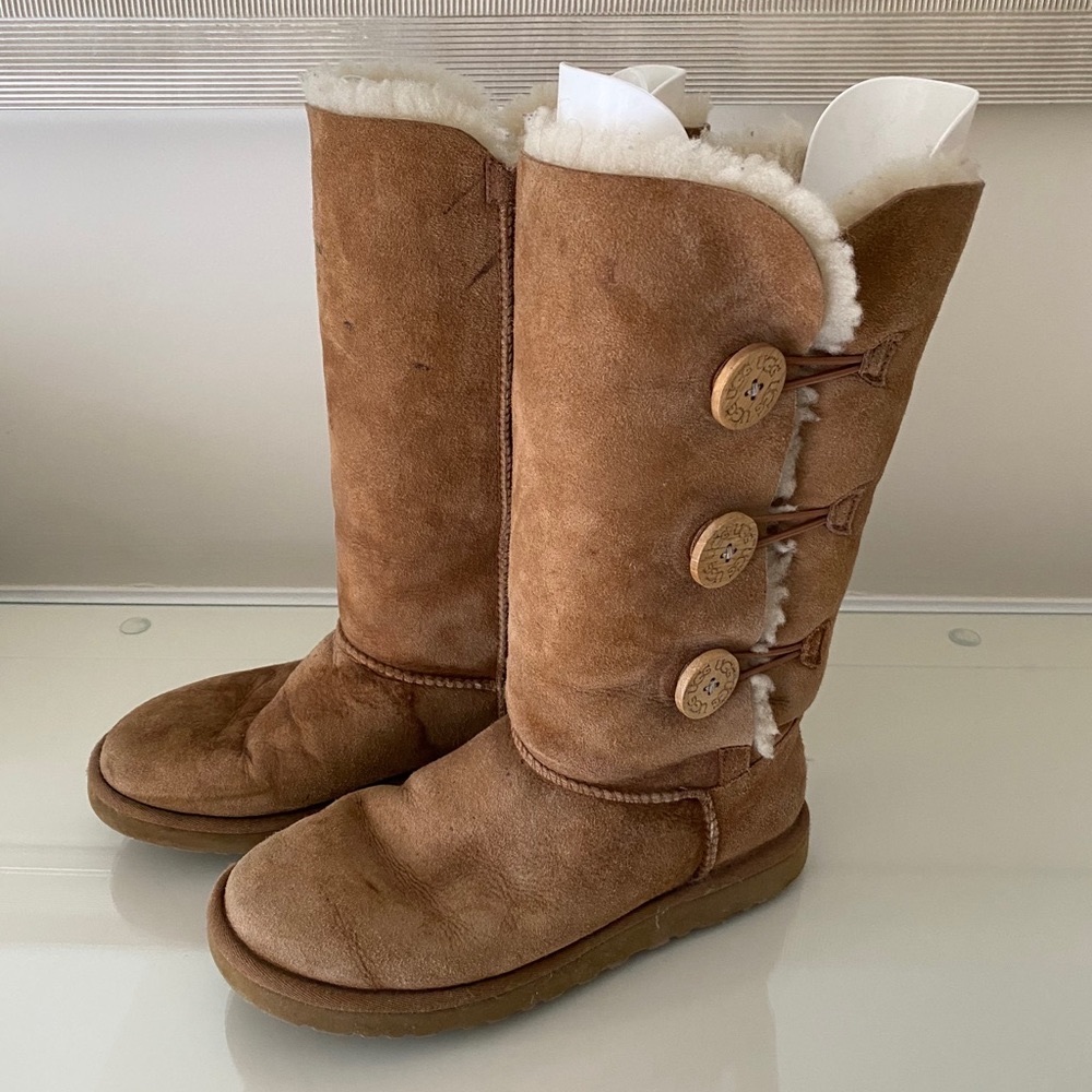 UGG Bailey Button Triplet Boots (Used)